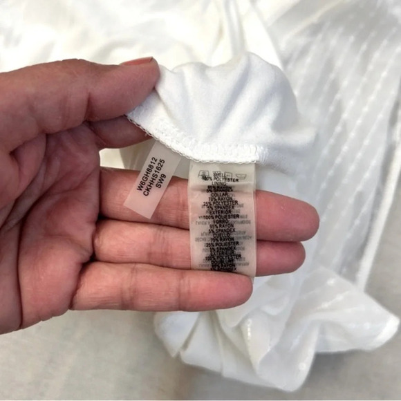 NWT Calvin Klein Cream Sleeveless Summer Top Size 1X - Picture 6 of 8